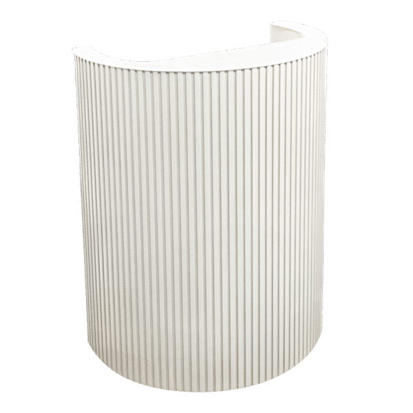 The Kelsi Reception Desk - White by SEC