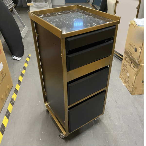 The Diamond Trolley - Black & Gold by SEC - Clearance - CL51S