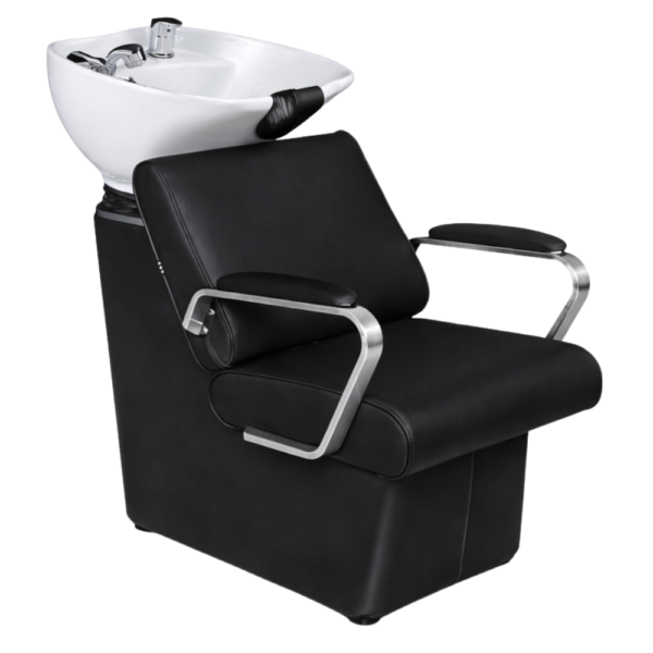 The Leila Salon Backwash Unit - Black & Silver by SEC