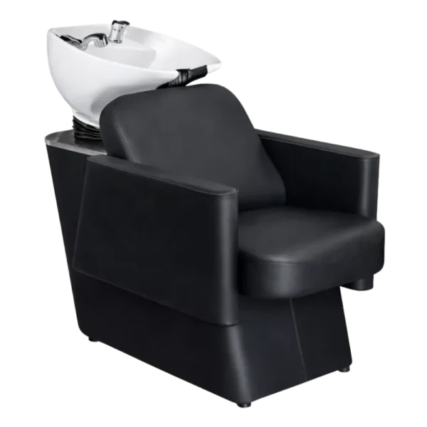 The Amari Salon Backwash Unit - Black & Silver