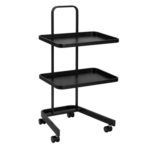 The Rori Two Tier Trolley - Midnight Black by SEC