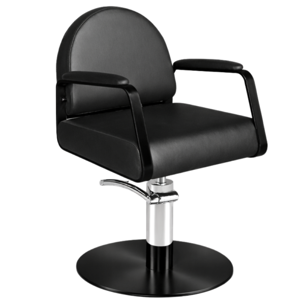 The Jaime Salon Styling Chair - Midnight Black by SEC