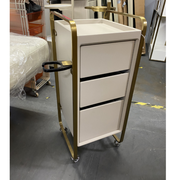 The Sapphire Trolley - Ivory & Gold by SEC - Clearance - CL54L