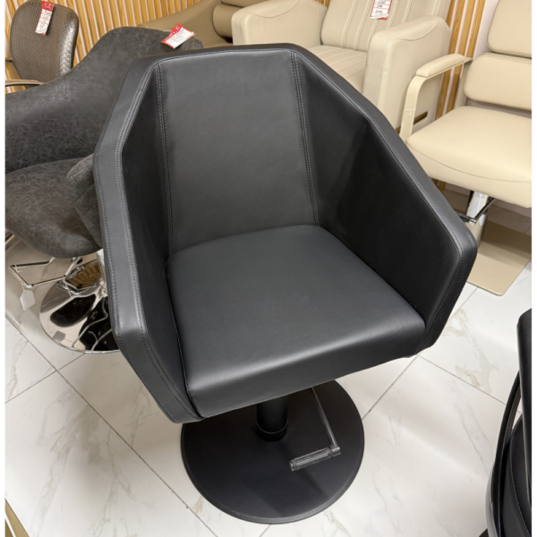 The Charli Salon Styling Chair - Midnight Black by SEC - Clearance - CL54V