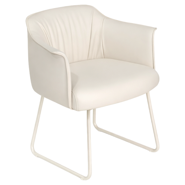 The Kenzi Client Chair - Pure Ivory by SEC