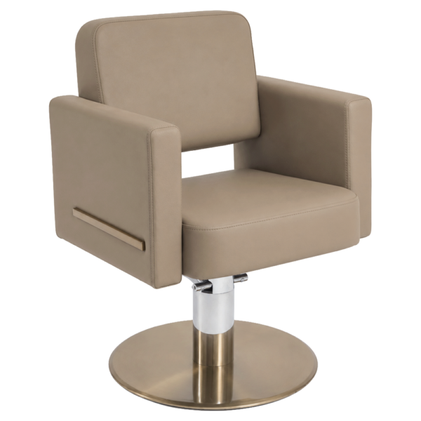 The Daisi Salon Styling Chair - Caramel & Gold by SEC