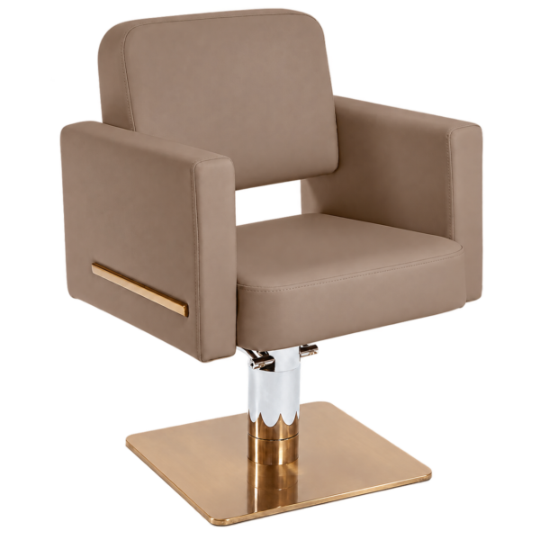 The Daisi Salon Styling Chair - Mocha & Copper